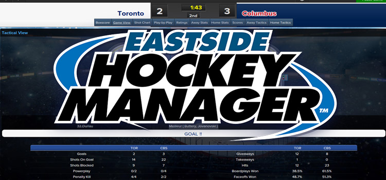 Eastside Hockey Manager Free Download FULL PC Game